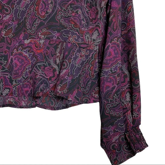 ModCloth Women’s Flirty Button  Front Romantic Blouse Size XL - Picture 8 of 10